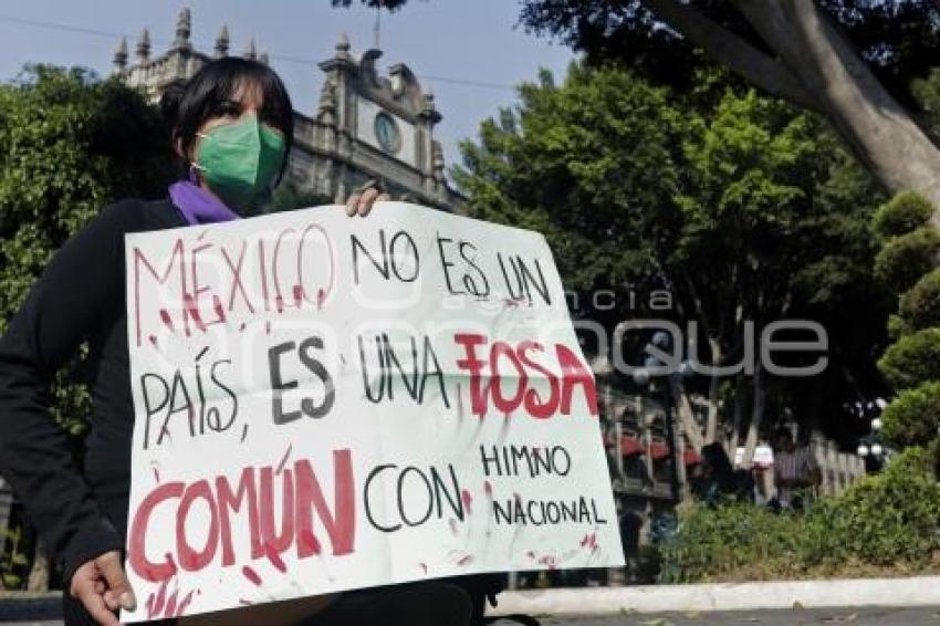 PROTESTA . MUJERES DESAPARECIDAS