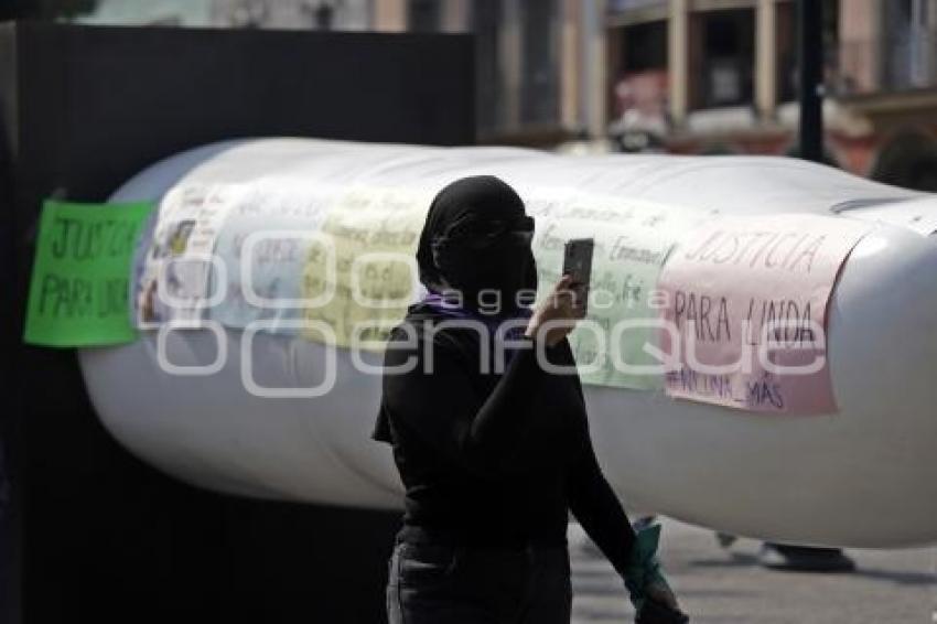 PROTESTA . MUJERES DESAPARECIDAS