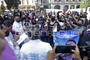 PROTESTA . MUJERES DESAPARECIDAS