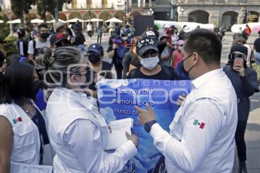 PROTESTA . MUJERES DESAPARECIDAS