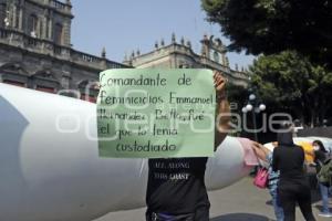 PROTESTA . MUJERES DESAPARECIDAS