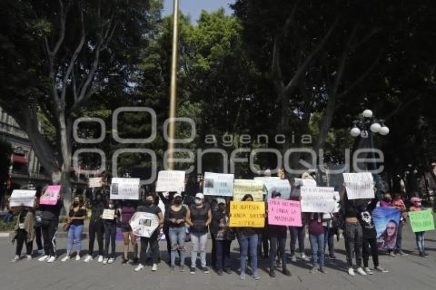 PROTESTA . MUJERES DESAPARECIDAS