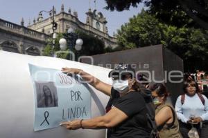 PROTESTA . MUJERES DESAPARECIDAS