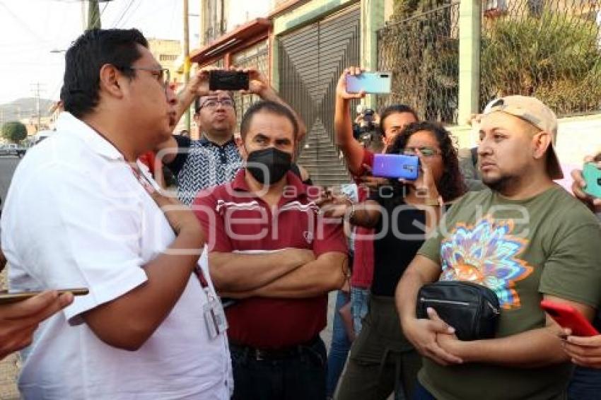 ATLIXCO . PROTESTA CASAS GEO