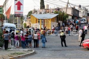 ATLIXCO . PROTESTA CASAS GEO