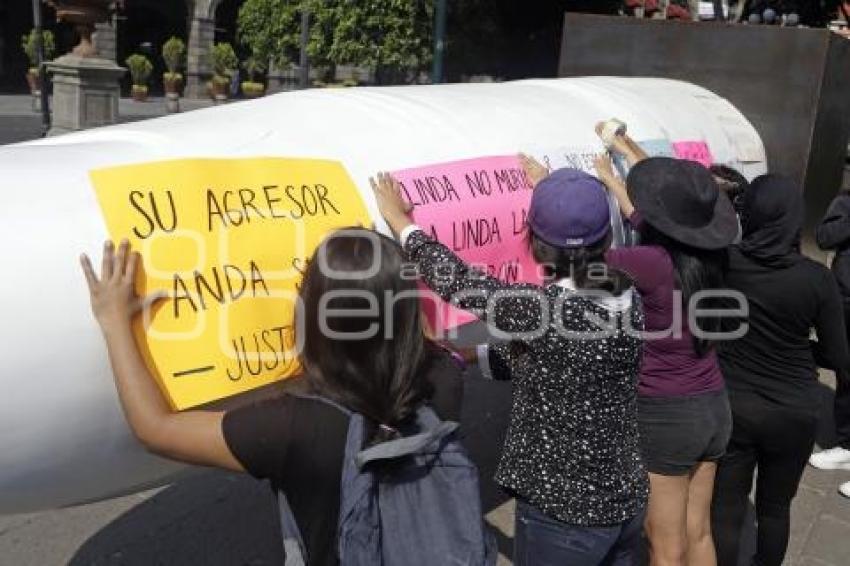 PROTESTA . MUJERES DESAPARECIDAS