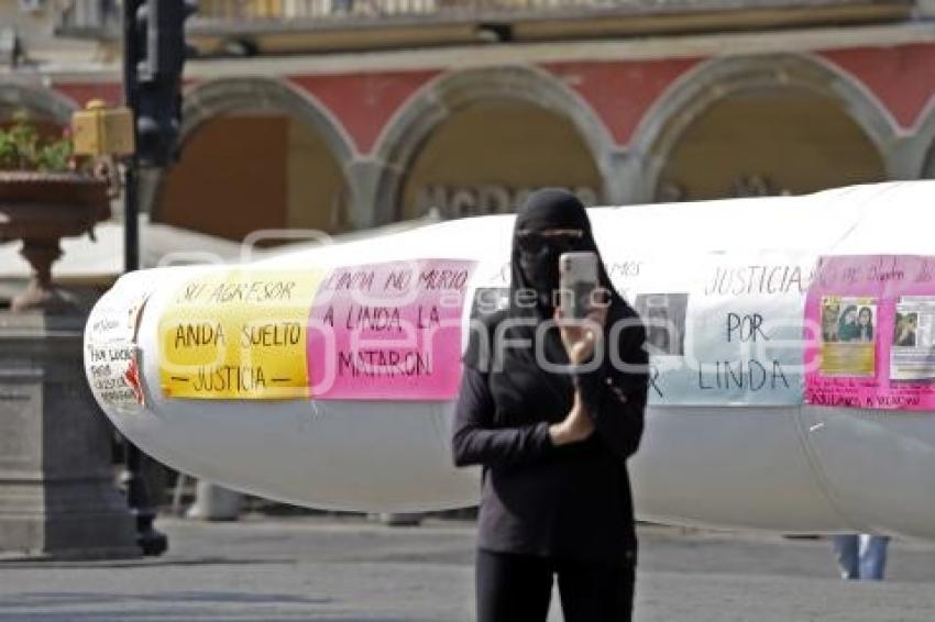 PROTESTA . MUJERES DESAPARECIDAS