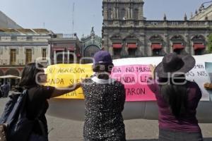 PROTESTA . MUJERES DESAPARECIDAS