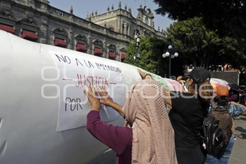 PROTESTA . MUJERES DESAPARECIDAS