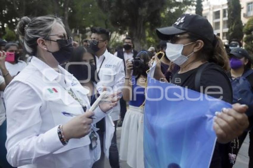 PROTESTA . MUJERES DESAPARECIDAS