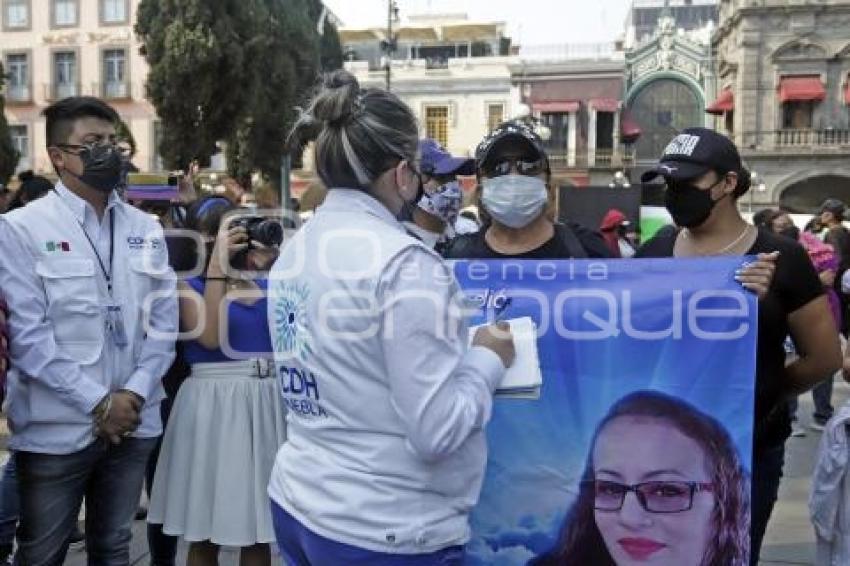 PROTESTA . MUJERES DESAPARECIDAS