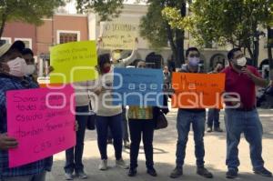 TLAXCALA . MANIFESTACIÓN DOCENTES