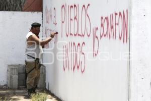 MANIFESTACIÓN . PUEBLOS UNIDOS