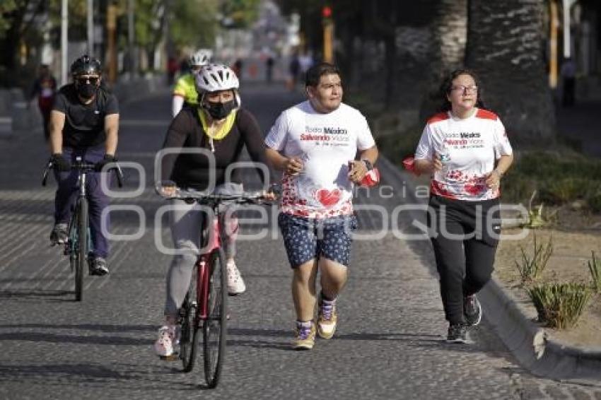 CRUZ ROJA . RODADA Y CAMINATA