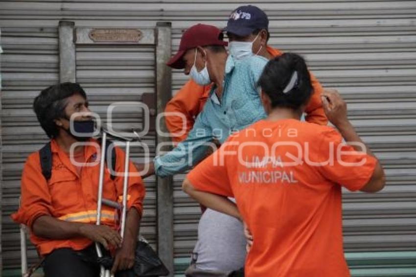 ACATLÁN . PROTESTA SERVICIO DE LIMPIA