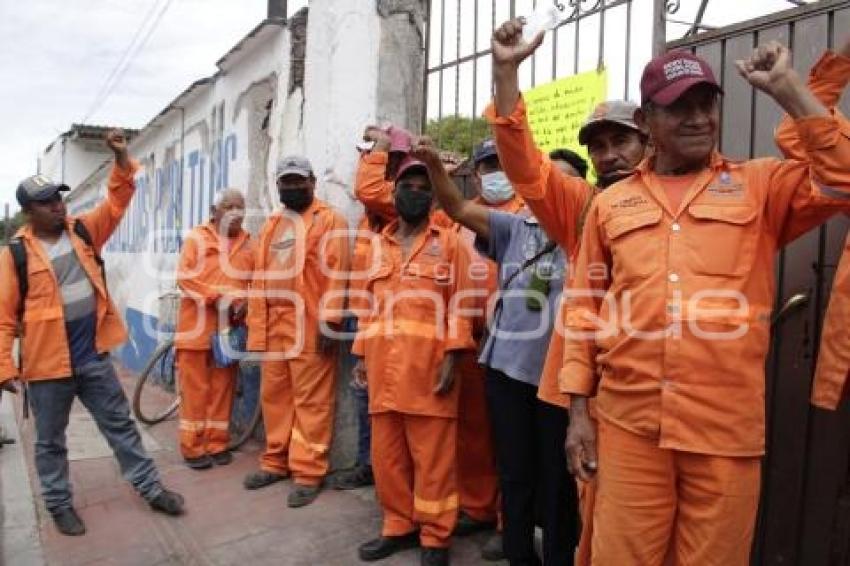 ACATLÁN . PROTESTA SERVICIO DE LIMPIA