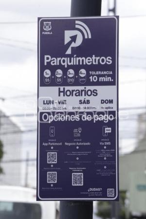 PARQUÍMETROS . SEÑALETICA