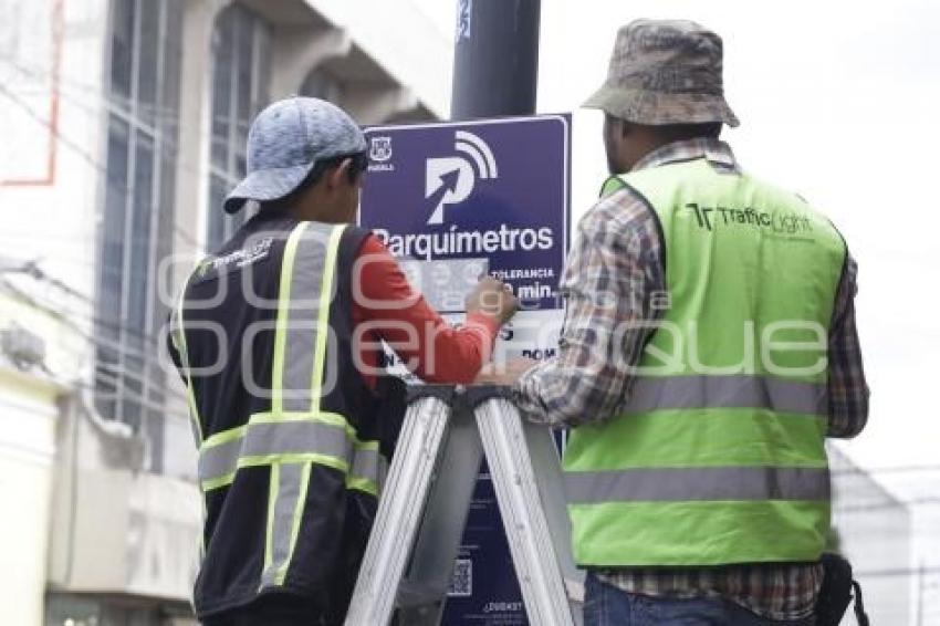 PARQUÍMETROS . SEÑALETICA