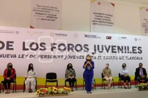 TLAXCALA . FORO LEY PERSONAS JÓVENES