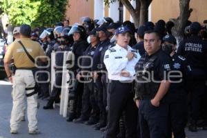 TLAXCALA . MANIFESTACIÓN SINDICALIZADOS