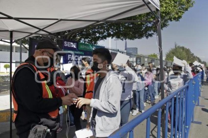 BUAP . EXAMEN ADMISIÓN LICENCIATURAS