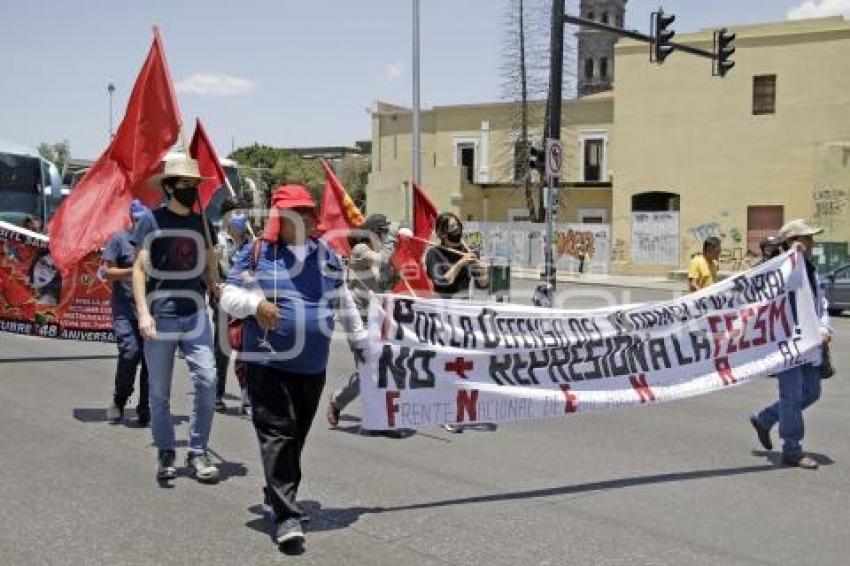 PROTESTA NORMALISTAS TETELES