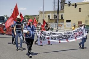 PROTESTA NORMALISTAS TETELES