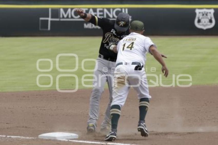 BEISBOL . PERICOS VS RIELEROS