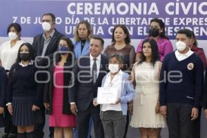SAN ANDRÉS CHOLULA . CEREMONIA CÍVICA