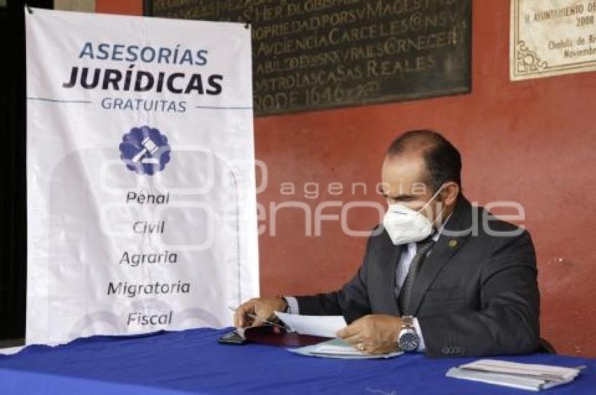 SAN PEDRO CHOLULA . ASESORÍAS JURÍDICAS