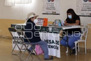 ATLIXCO . PENSIÓN BIENESTAR DISCAPACITADOS