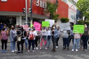 TEHUACÁN . MANIFESTACIÓN AGUA POTABLE