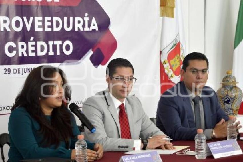 TLAXCALA . FORO DE PROVEEDURÍA Y CRÉDITO