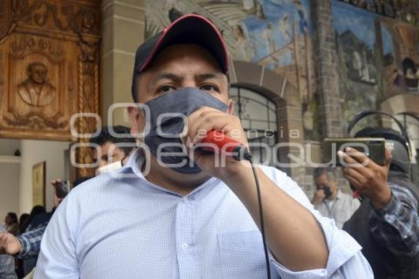 TEHUACÁN . MANIFESTACIÓN AGUA POTABLE