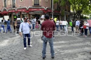 TEHUACÁN . MANIFESTACIÓN AGUA POTABLE