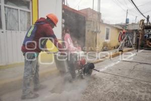 SAN ANDRÉS CHOLULA . REHABILITACIÓN DRENAJE