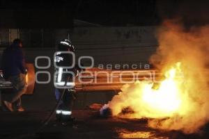 BLOQUEO AUTOPISTA MÉXICO-PUEBLA