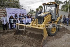 SAN ANDRÉS CHOLULA . ADOQUINAMIENTO