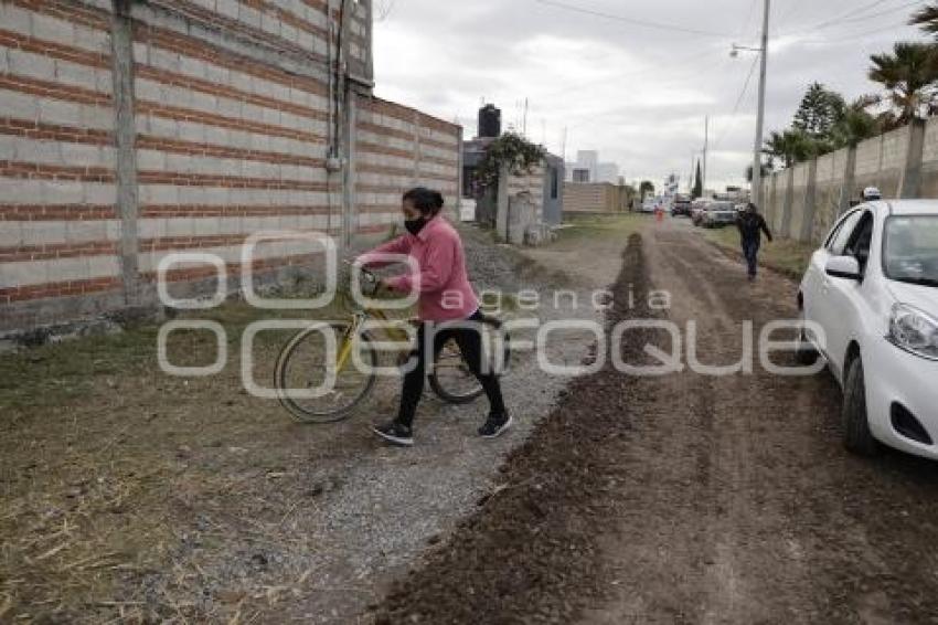 SAN ANDRÉS CHOLULA . ADOQUINAMIENTO