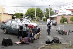 NOTA ROJA . MOTOCICLISTA ATROPELLADO