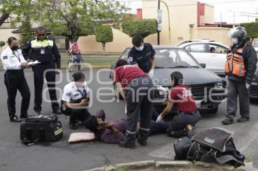 NOTA ROJA . MOTOCICLISTA ATROPELLADO