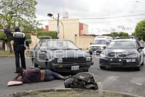 NOTA ROJA . MOTOCICLISTA ATROPELLADO