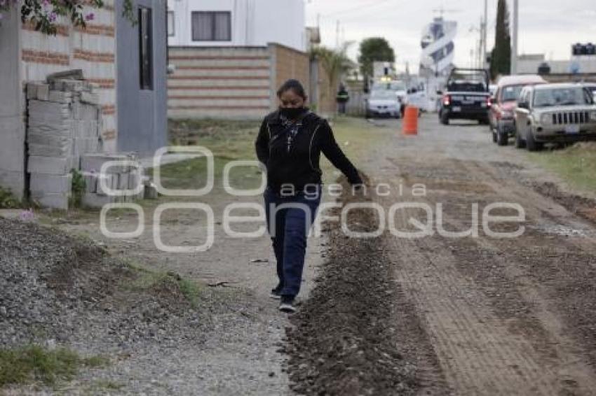 SAN ANDRÉS CHOLULA . ADOQUINAMIENTO