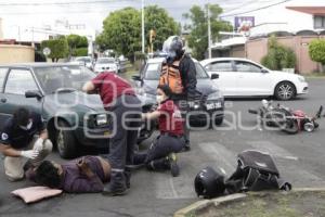 NOTA ROJA . MOTOCICLISTA ATROPELLADO