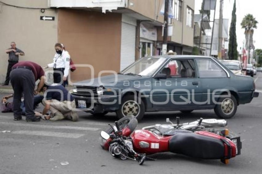 NOTA ROJA . MOTOCICLISTA ATROPELLADO