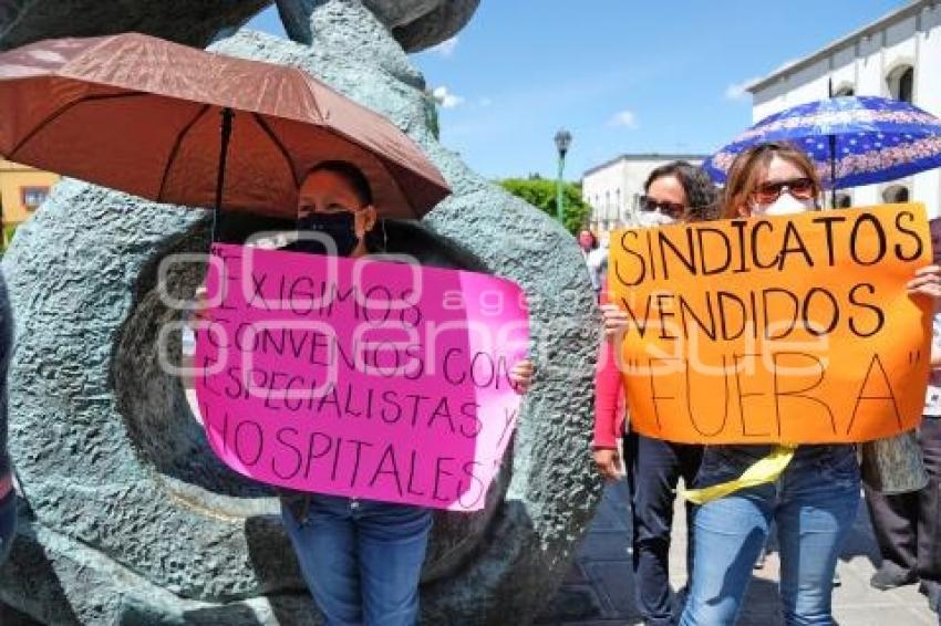 TLAXCALA . MANIFESTACIÓN TRABAJADORES EDUCACIÓN