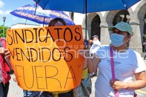 TLAXCALA . MANIFESTACIÓN TRABAJADORES EDUCACIÓN