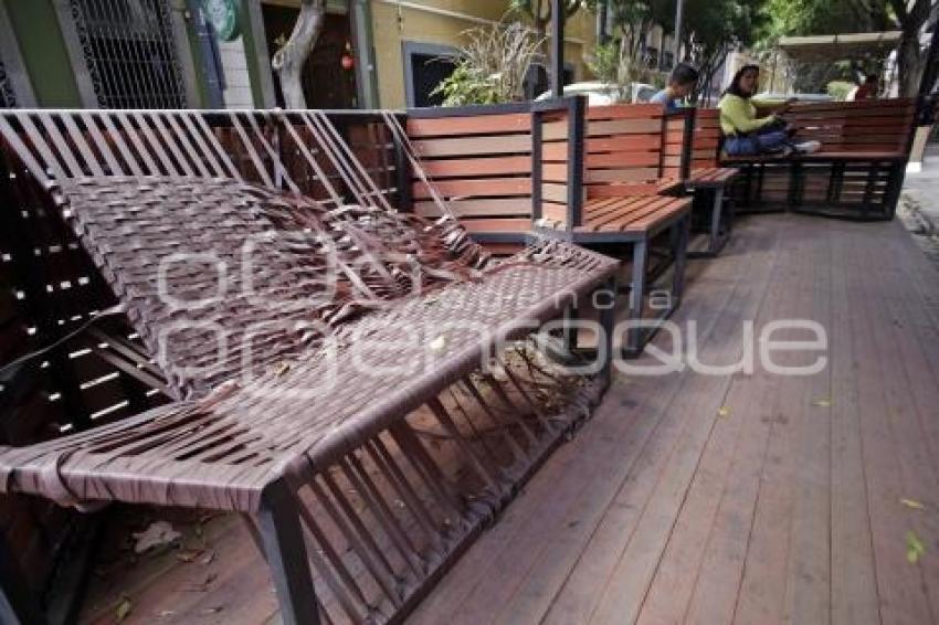 PARKLET VANDALIZADO