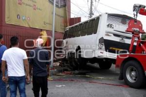 ACCIDENTE TRANSPORTE PÚBLICO