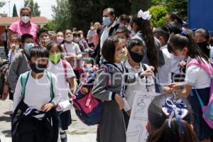 SAN ANDRÉS CHOLULA . SALIDA DE CLASES